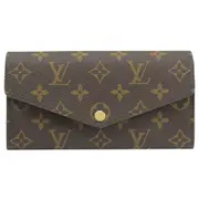 Louis Vuitton LV M62236 經典老花信封式翻蓋發財長夾.罌粟紅