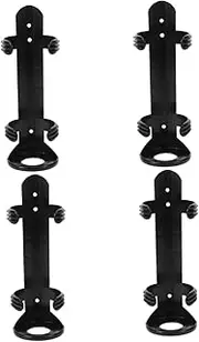 FELTECHELECTR 4pcs Wall-Mounted Fire Extinguisher Bracket Boat Storage Holder Quick Access