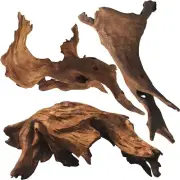 Natural Driftwood Aquarium Decor Reptile Fish Tank 7-11in 3Pcs