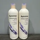2 Aveeno Positively Nourishing Calming Body Wash with Lavender, Chamomile 16oz