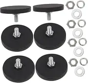 Rubber Coated Magnetic Mount Holder 6pcs Small Mounting Magnets for Car Ceiling Spotlights Speaker Mount