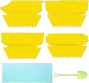 AwObEpl Plant Fly Killer Sticky Dual-Sided Fruit Insect Killer Cute Shape Plant Gnat Controller with Cable Ties and Shovels for Indoor Outdoor Garden Greenhouse
