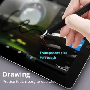 Hdoorlink 2 合 1 通用手寫筆平板電腦移動電容筆觸摸屏繪圖手寫筆適用於 Android IOS Window
