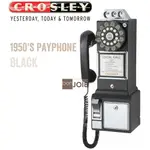 CROSLEY 經典懷舊投幣式復古電話機      (黑色) 復古電話 經典電話 懷舊電話 復古風格 壁掛電話