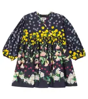[Molo] Molo Cassida floral cotton dress Y 11/12 blue