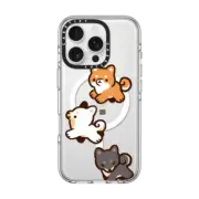 iPhone 16 Pro Clear Case MagSafe Compatible Trotting Trio by Pikarar