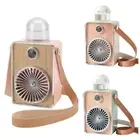Multicolor Light Portable Misting Fan Mini Air Conditioner Fan Student