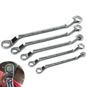 Metric Double Ring Wrenches Chrome Vanadium Steel for Strength and Durability