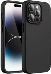 Simply Roar Liquid Silicon Phone Case for iPhone 15 - Black