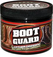 Boot Guard Leather Dressing: Restores and Conditions Leather Boots Shoes Automotive Interiors Jackets Saddles and Purses 5 Ounce Jar