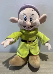 Authentic Disney Store 12" Dopey plush Snow White And The Seven Dwarfs