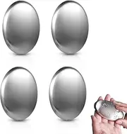 4 Pcs Stainless Steel Soap,Metal Soap Bar,Bar Odor Remover Metal Odor Absorber Soap Eliminating Smell Like Onion Fish Garlic From Hands And Skin Kitchen Gadgetskitchen Soap