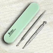 BYYDDIY Stainless Steel Dual Head Facial Reflexology Tool & Manual Acupuncture Pen Set