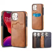Leather Wallet Case Card Shockproof Cover for iPhone 15 14 13 12 11 Pro Max Plus