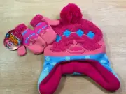 New Girl’s DreamWorks Trolls with Poppy Beanie Hat & Gloves Set—CUTE!!*