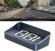 BLLYOGU Car GPS Head Up Display Speedometer HUD Digital Windshield Projector Speed Meter KM/H Speed Unit for All Car Models (White)