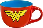Wonder Woman Logo Soup Oversized Ceramic Coffee Mug Cup