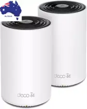 Deco AXE5400 Tri-Band Mesh Wi-Fi 6E System 5400Mbps 6GHz AI-Driven 2-Pack