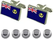 [Select Gifts] Shirt Dress Studs South Australia Flag Cufflinks
