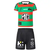 NRL 2025 Home Jersey Set - South Sydney Rabbitohs - Infant Toddler Baby