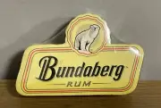 Bundaberg Rum Compressed Towel Cotton Expands 50cm X 23cm NEW SEALED Free Post