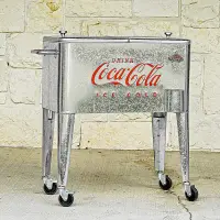 在飛比找蝦皮購物優惠-朝暮間 正品 美國Coca cola復古可口可樂戶外手推車冷