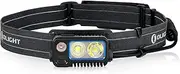 Olight Array 2 Pro LED High Performance Headlamp Rechargeable Max 1500 Lumens Smart Motion Sensor Function Headlight IPX4 Waterproof (Black)