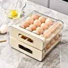 Large Capacity Refrigerator Egg Storage Box Household Egg Organiser Egg Tray