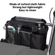 Wheelchair Side Bag Multi Pocket Waterproof Lightweight Compatible Walker Ba L2S