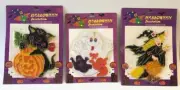 3 HALLOWEEN SUNCATCHERS! BEST DEAL FOR HALLOWEEN SUNCATCHERS!! FREE SHIPPING!!!