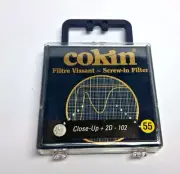 Cokin Ø55mm Close-Up +2 New Filter Screw-In --M1