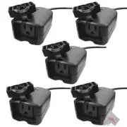 5x Vivitar Outdoor Waterproof Smart Plug WiFi Outlet No Hub Required