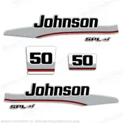 Fits Johnson 1998 50hp SPL Outboard Decal Kit - Decal Reproductions