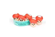 What Do You Meme Emotional Support Mushrooms - Cute Mushroom Plushies Decor, Great Stocking Stuffers for Kids and Teens