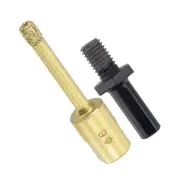 Diamond Drill Bits Set, 6mm Brazed Diamond Core Drill Bits for Tile