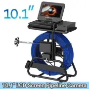 1080P 10.1" Drain Pipe Sewer Inspection Camera LCD Screen 5X Image Enlarge