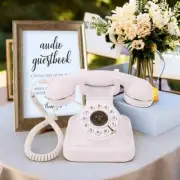 Audio Guestbook Wedding Phone Party Gathering Message Book Telephone Record New