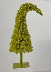 3 FOOT LED Bright Green THE GRINCH Whimsical Tree BRAND NEW IN BOX IN STOCK 2024