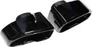 Compatible For BMW G01 X3 G02 X4 Stainless Steel Muffler Tip Exhaust Tip Square Tailtip Exhaust Systems 2019-2021(Black)