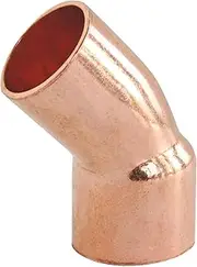 SOMATHERM FOR YOU - Copper Solder Fitting - Angle 45° Male Female Ø18 Small Radius - NF Compliant