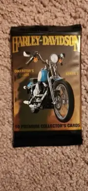 Vintage 1992 Collect A Card Harley Davidson Sealed Unopen Pack Series 2