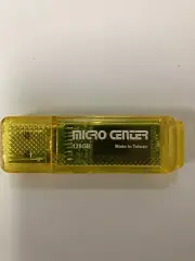 Micro Center Super Speed 128GB USB 3.0/USB3.1 Flash Drive Yellow