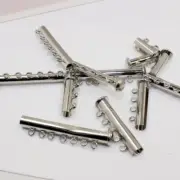 10 Pcs Cord Slide Clasp Slide Lock Clasp Layered Necklace Detangler