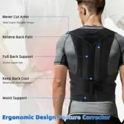 Posture Corrector Lumbar Brace Full Back Support Shoulder Brace Belt Pain Relief