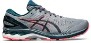 ASICS Men's Gel-Kayano 27 Wide (2E) Running Shoes Sheet Rock/Magnetic Blue - 101