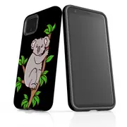 For Google Pixel 4 XL Case Armour Protective Cover Happy Koala