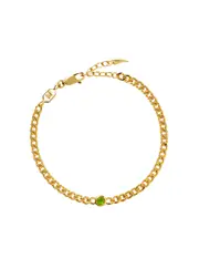Missoma August Birthstone 18kt Gold Vermeil Bracelet ONE SIZE