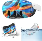 Silicone Front Shell Case for Oculus/Meta Quest 3 Shockproof & Heat Dissipation