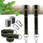 Extra Long Tree Swing Straps, 10FT Tree Swing Hanging Straps Kit Holds 3000 Lbs
