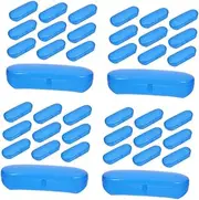 [FRCOLOR] 4sets Glasses Storage Box Sunglasses Case Eyeglasses Case Eye Glasses Reading Glasses Eyeglass Case Shell Hard Sunglass Case for Men Storage Cases for Glasses Blue Pp 10pcs*4